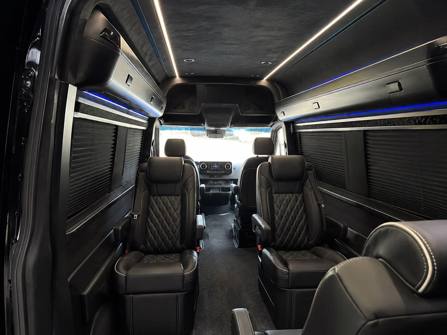 la mesa corporate event transportation onboard seating