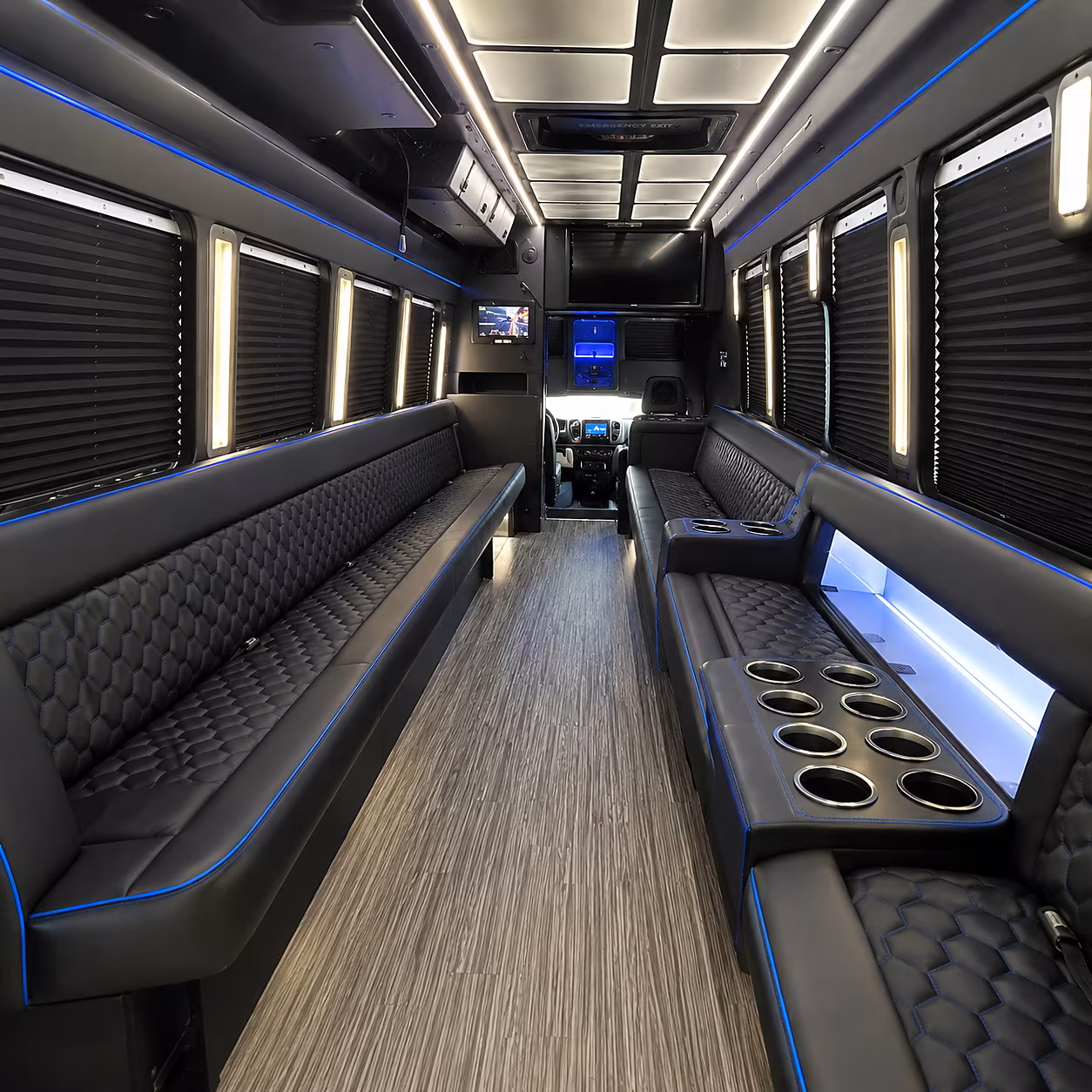 la mesa party bus rentals inside