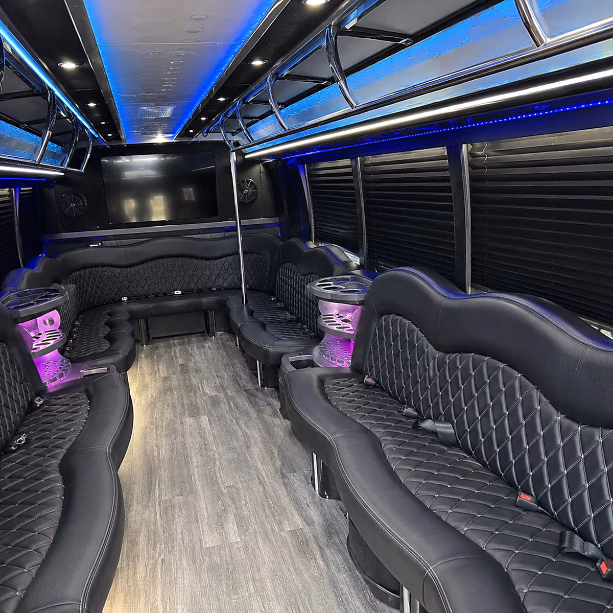 la mesa sporting event party bus rental