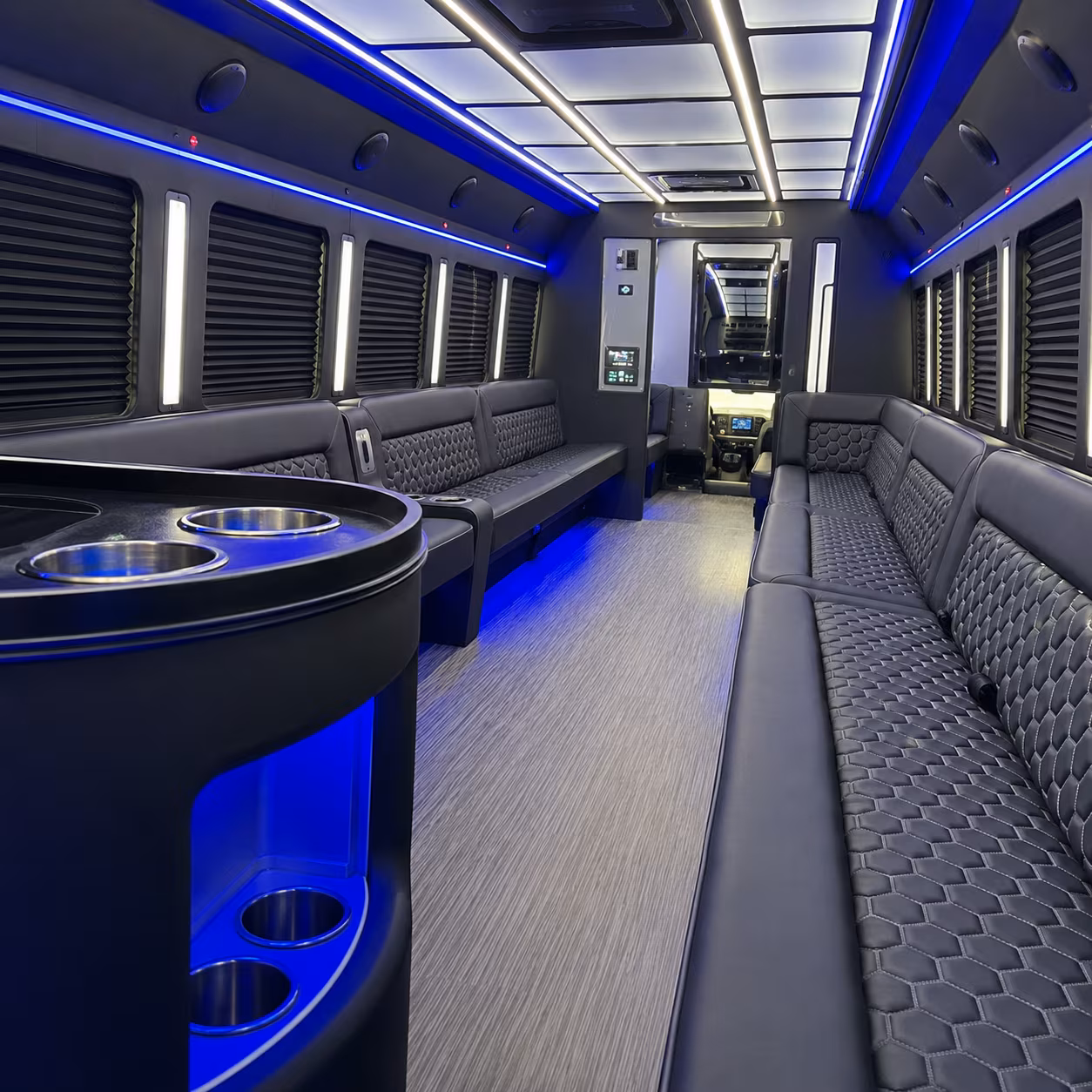 party bus rentals for la mesa concert groups who want the night to start early