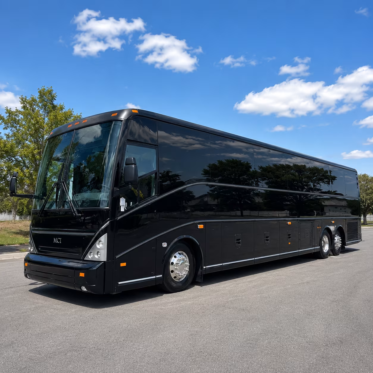 santee comfortable charter buses for government military personnel