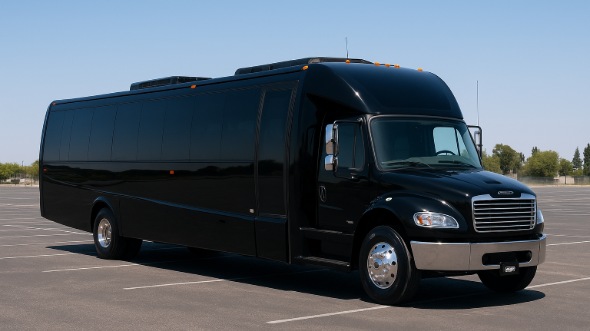 Exterior of Charter Bus Company La Mesa's 15 Passenger Minibus in La Mesa