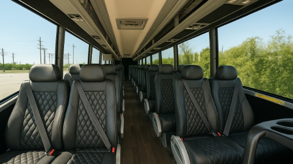 la mesa 15 passenger minibus inside