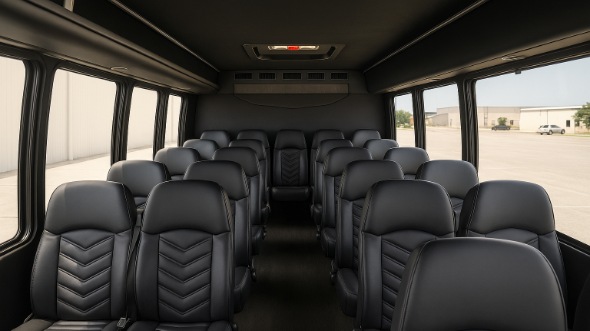 la mesa 20 passenger minibus inside