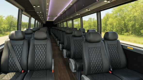la mesa 25 passenger minibus inside