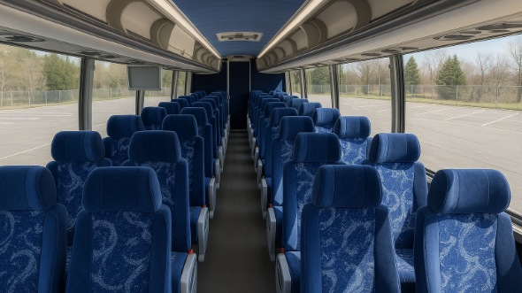 la mesa 50 passenger charter bus inside