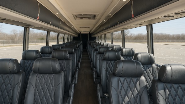 la mesa 54 passenger charter bus inside