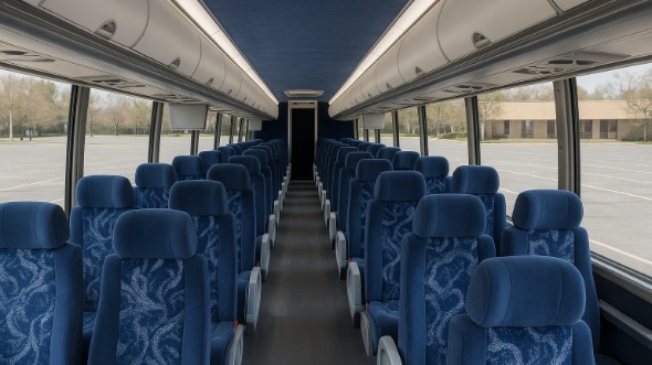 la mesa 54 passenger charter bus interior