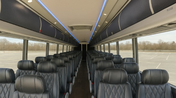 la mesa 55 passenger charter bus inside