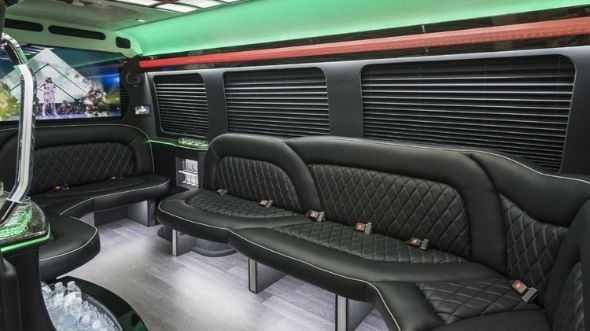 la mesa sprinter limo rental inside