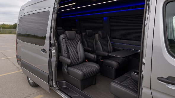 la mesa sprinter van with driver rental